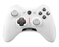 MSI GG FORCE GC30 V2 BEYAZ OYUN KOLU KABLOSUZ 600MAH BATARYA PC/KONSOL/ANDROID 4.1+ DESTEĞI 2 MILYON BASIS ANAHTARLAR ÇIFT TITRESIM