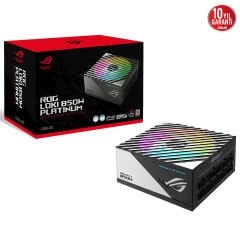 ASUS ROG LOKI SFX-L 850P PLATINUM WHITE MODÜLER ATX GÜÇ KAYNAĞI ÜNİTESİ 24-PIN BEYAZ