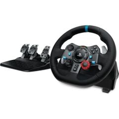 LOGITECH G G923 PS5, PS4 VE PC İLE UYUMLU YARIŞ DİREKSİYONU VE PEDALLARI - SİYAH (941-000149)