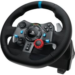 LOGITECH G G923 PS5, PS4 VE PC İLE UYUMLU YARIŞ DİREKSİYONU VE PEDALLARI - SİYAH (941-000149)