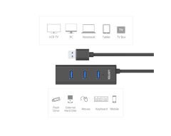 UNITEK 4 PORTS USB 3.0 HUB (Y-3089)