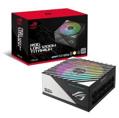 ASUS ROG -LOKI-1200T-SFX-L-GAMING GÜÇ KAYNAĞI ÜNİTESİ 1200 W 20+4 pin ATX SİYAH GÜMÜŞ
