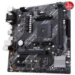 ASUS PRIME A520M-E CSM AMD A520 AM4 DDR4 4400 HDMI DVI VGA M2 USB3.2 mATX ANAKART