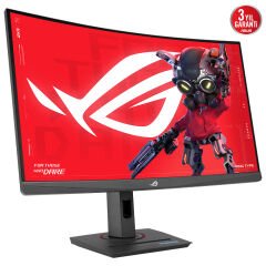 ASUS ROG STRIX XG27WCS 27 CURVED HDR400 GAMING 2K FAST IPS FREESYNC VE G-SYNC UYUMLU 2560x1440 1MS 180HZ DP HDMI USB