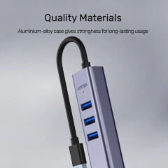 UNITEK 4-IN-1 ETHERNET HUB (Y-3088B)
