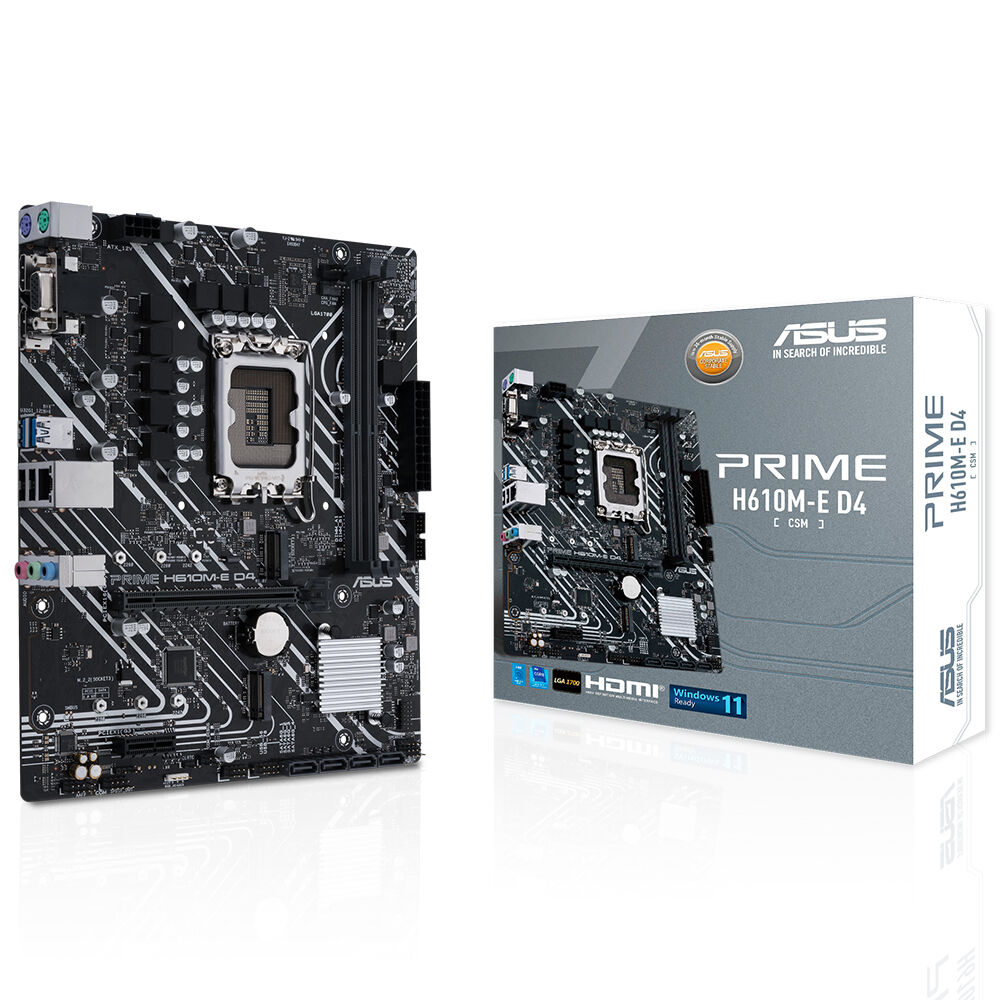 ASUS PRIME H610M-E D4-CSM Intel H610 LGA 1700 micro ATX ANAKART