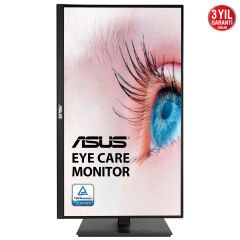 ASUS VA27AQSB 27 IPS FREESYNC 2560x1440 1MS(MPRT) 75HZ DP HDMI USB X2 MM VESA 3YIL EYECARE, FLICKER-FREE,CERCEVESIZ,DUSUK MAVI ISIK,PIVOT