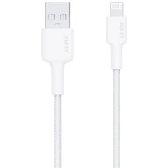 AUKEY CB-BAL7-WH NAYLON ÖRGÜLÜ USB-A LİGHTNİNG KABLOSU 0.9MT