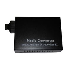 BEEK BN-GS-SC-SM20  10/100/1000BASET-1000LX SM SC 20 KM MEDİA/RATE CONVERTER