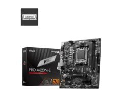 MSI PRO A620M-E AM5 DDR5 6800MHZ(OC) HDMI VGA M.2 USB3.2 MATX