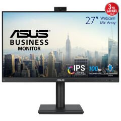 ASUS 27 BE279QFK 27 IPS WEBCAM 1920X1200 5MS 100HZ 250CD DP HDMI VGA HOPARLÖR DÜŞÜK MAVI IŞIK EYE CARE PIVOT MONİTÖR