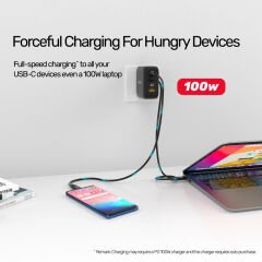 UNITEK USB4 THUNDERBOLT KABLO 0.8MT(C14100BK-0.8M)