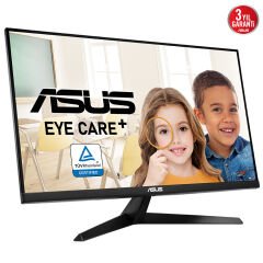 ASUS VY27UQ 27 IPS FREESYNC 3840 x 2160 60Hz 350cd DP HDMI Hoparlör VESA 3YIL EYECARE PLUS FLICKER-FREE ÇERÇEVESİZ DÜŞÜK MAVİ IŞIK ANTİBAKTERİYAL KAPLAMA MONİTÖR