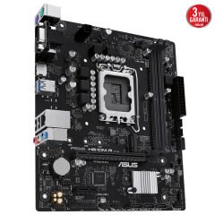 ASUS MB PRIME H610M-R-SI INTEL H610 LGA1700 DDR5 5600 DP HDMI VGA M2 USB3.2 mATX ASUS 5X PROTECTION III - Beyaz Kutu