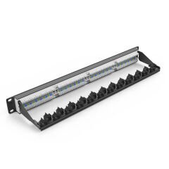 UNITEK CAT6 UTP 24 PORT RJ45 PATCH PANEL (T003A)