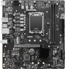 MSI MB PRO B760M-B DDR4 SOKET 1700 DDR4 4800(OC) PCI-E ,M.2 USB3.2 HDMI, 1x 2,5G LAN mATX