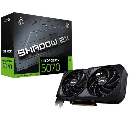 MSI GEFORCE RTX 5070 12G SHADOW 2X OC GDRR7 192Bit
