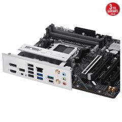 ASUS MB B850M MAX GAMING WIFI AMD B850 AM5 DDR5 8000 DP HDMI 3x M2 USB3.2 WiFi 6 + BT AURA RGB mATX 256GB’a kadar ram desteği, 8+2+1 Güç Aşamaları, 1xGen5 M.2, Advanced AI PC-Ready