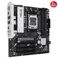 ASUS MB B850M MAX GAMING WIFI AMD B850 AM5 DDR5 8000 DP HDMI 3x M2 USB3.2 WiFi 6 + BT AURA RGB mATX 256GB’a kadar ram desteği, 8+2+1 Güç Aşamaları, 1xGen5 M.2, Advanced AI PC-Ready