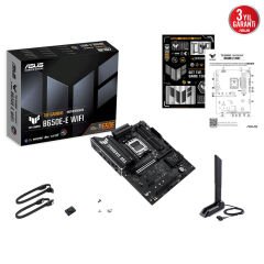 ASUS TUF GAMING B650E-E WIFI AMD B650 AM5 DDR5 8000 DP HDMI 3x M2 USB3.2 WiFi 6E + BT AURA RGB 2.5Gbit LAN ATX 8+2+1 Güç Aşamaları, 1xGen5 M.2