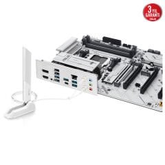 ASUS B850 MAX GAMING WIFI W AMD B850 AM5 DDR5 8000 DP HDMI 3x M2 USB3.2 WiFi 6E + BT AURA RGB 2.5Gbit LAN ATX 256GB’a kadar ram desteği, 8+2+1 Güç Aşamaları, 1xGen5 M.2, Advanced AI PC-Ready