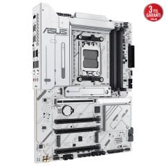 ASUS X870 MAX GAMING WIFI7 W AMD X870 AM5 DDR5 8000 HDMI 2xUSB4 3x M2 USB3.2 WiFi 7 + BT AURA RGB 5Gbit LAN ATX 12+2+1 Güç Aşamaları, Çift USB4, 3xM.2 slot, Advanced AI PC-Ready, Beyaz Tasarım