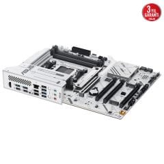 ASUS X870 MAX GAMING WIFI7 W AMD X870 AM5 DDR5 8000 HDMI 2xUSB4 3x M2 USB3.2 WiFi 7 + BT AURA RGB 5Gbit LAN ATX 12+2+1 Güç Aşamaları, Çift USB4, 3xM.2 slot, Advanced AI PC-Ready, Beyaz Tasarım