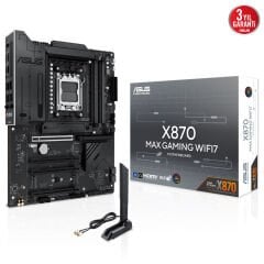 ASUS X870 MAX GAMING WIFI7 AMD X870 Soket AM5 ATX ANAKART