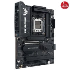 ASUS MB TUF GAMING X870E-PLUS WIFI7 AMD X870 AM5 DDR5 8000 HDMI 2xUSB4 4x M2 USB3.2 WiFi 7 + BT AURA RGB 2.5Gbit LAN ATX 16+2+1+1 Güç Aşamaları, Çift USB4, Gelişmiş AI Bilgisayarları için Hazır