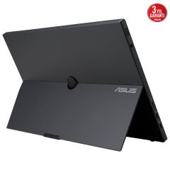 ASUS ZENSCREEN MB16AMTR 15.6 IPS 1920x1080 5MS Micro-HDMI USB-C MM 3YIL 10 PARMAK DOKUNMATIK DAHILI BATARYA USB-C TO A ADAPTOR EYECARE TASINABILIR USB MONITOR