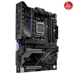 ASUS MB ROG CROSSHAIR X870E APEX AMD X870 AM5 DDR5 9600 2xUSB4 5x M2 USB3.2 WiFi 7 + BT AURA RGB 5Gbit LAN ATX 18+2+2 Güç Aşamaları, Çift USB4, 4xM.2 slot, ROG Memory Fan Kit