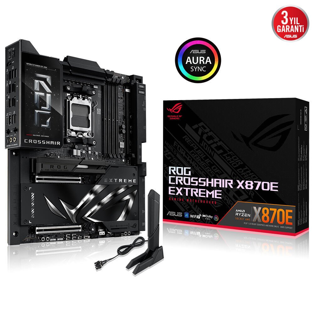 ASUS ROG CROSSHAIR X870E EXTREME AMD X870E Soket AM5 Genişletilmiş ATX ANAKART