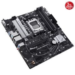 ASUS MB PRIME A620M-A-CSM AMD A620M-A-CSM AMD A620 AM5 DDR5 6400 DP HDMI VGA Çift M2 USB3.2 AURA RGB mATX UCRETSIZ UZAKTAN YONETIM YAZILIMI ASUS 5X PROTECTION III