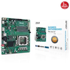 ASUS PRO H610T-CSM Intel H610 LGA1700 DDR5 5600 DP HDMI LVDS M2 USB3.2 Thin Mini ITX 7/24 kullanıma uygun - ASUS CONTROL CENTER EXPRESS HEDİYELİ