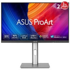 ASUS ProArt PA278CFRV 27 IPS HDR 2560x1440 5ms 100Hz 350cd DP HDMI USB-C Hoparlör VESA 3YIL 95% DCI-P3, Calman Verified, PD 96W PIVOT Monitör