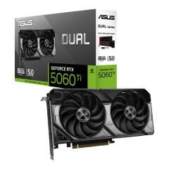ASUS VGA DUAL-RTX5060TI-8G-NVIDIA-GEFORCE-RTX 5060 TI-8G-8GB GDDR7-128bit--HDMI-3xDP-DLSS4 EKRAN KARTI