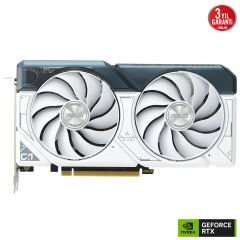 ASUS VGA DUAL-RTX4060TI-O8G-WHITE-NVIDIA-GEFORCE-RTX 4060 TI-8G-8GB GDDR6-128bit-2595MHz-OC-HDMI-3xDP-DLSS3 EKRAN KARTI