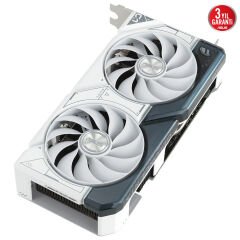 ASUS VGA DUAL-RTX4060TI-O8G-WHITE-NVIDIA-GEFORCE-RTX 4060 TI-8G-8GB GDDR6-128bit-2595MHz-OC-HDMI-3xDP-DLSS3 EKRAN KARTI