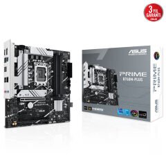 ASUS MB PRIME B760M-PLUS Intel B760 LGA1700 DDR5 7200 DP HDMI 2x M2 USB3.2 AURA RGB 2.5Gbit LAN ATX ASUS 5X PROTECTION III Armoury Crate Armoury Crate