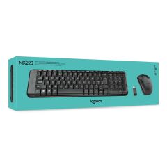 LOGITECH MK220 KABLOSUZ TÜRKÇE KLAVYE & MOUSE SETİ-SİYAH 920-003163
