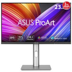 ASUS ProArt PA24ACRV 23.8 4K IPS HDR400 2560 x 1440 5ms 75Hz 350cd DP HDMI USB-C Hoparlör VESA 3YIL 95% DCI-P3, Calman Verified, PD 96W PIVOT Monitör