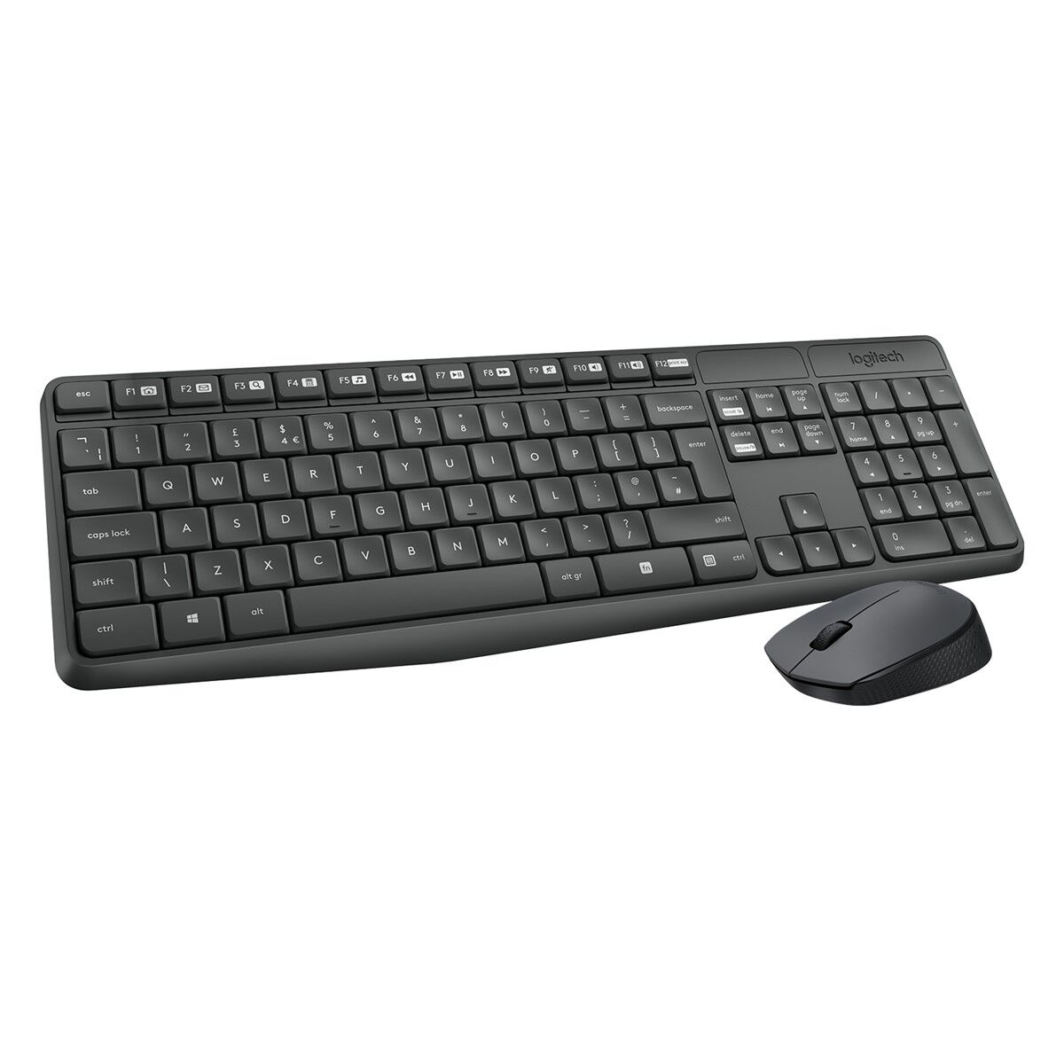 LOGITECH MK235 USB KABLOSUZ TÜRKÇE KLAVYE & MOUSE SETİ-SİYAH 920-007925