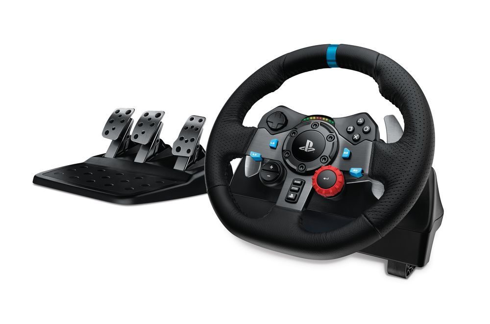 LOGITECH G G29 PS5, PS4 ve PC İLE UYUMLU DRIVING FORCE YARIŞ DİREKSİYONU - SİYAH (941-000112)