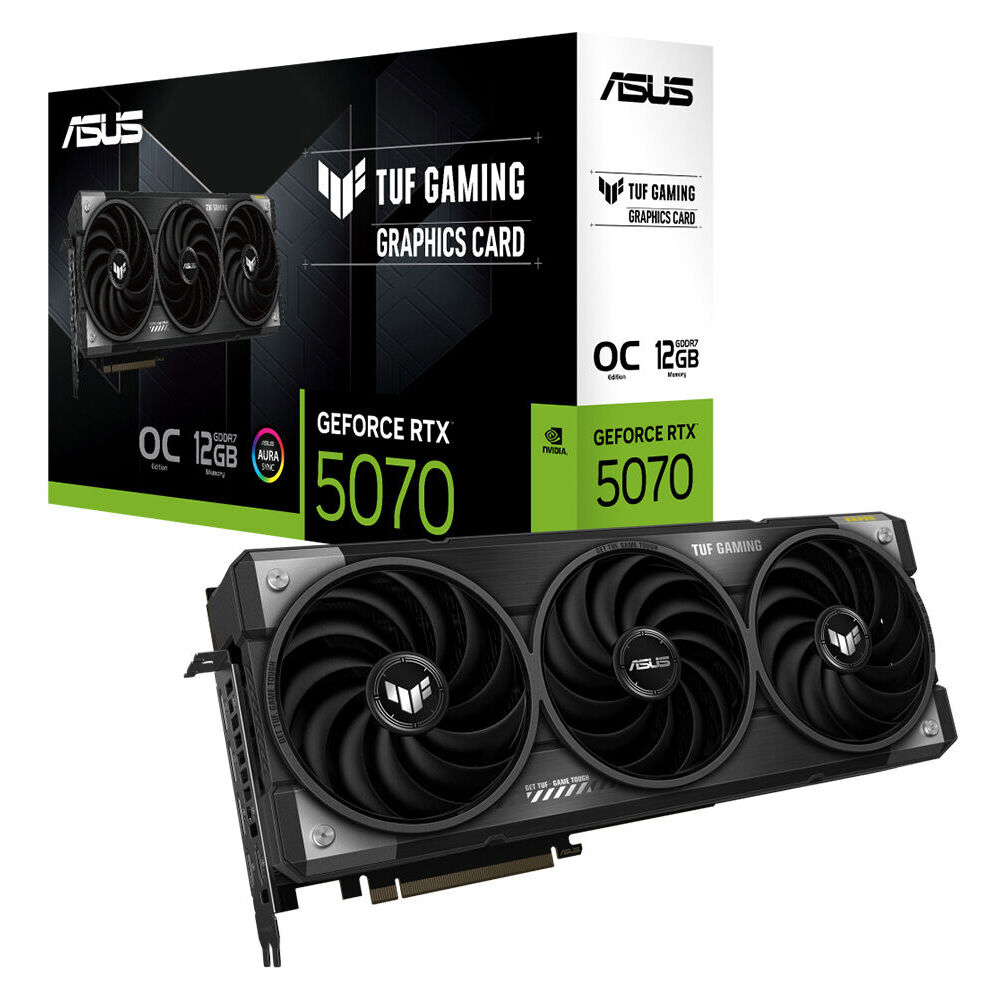 ASUS VGA ROG-STRIX-RTX5070-O12G-GAMING NVIDIA GEFORCE RTX 5070 12GB GDDR7 192bit (OC) 2xHDMI 3xDP RGB DLSS4 VGA EKRAN KARTI