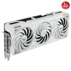ASUS VGA TUF-RTX5070TI-O16G-WHITE-GAMING-NVIDIA-GEFORCE-RTX 5070 TI-16GB GDDR7-256bit--OC-2xHDMI-3xDP-RGB-DLSS4 EKRAN KARTI