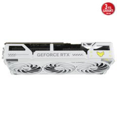 ASUS VGA TUF-RTX5070TI-O16G-WHITE-GAMING-NVIDIA-GEFORCE-RTX 5070 TI-16GB GDDR7-256bit--OC-2xHDMI-3xDP-RGB-DLSS4 EKRAN KARTI