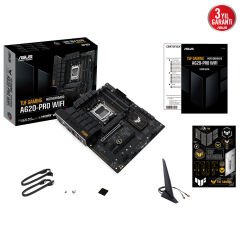 ASUS TUF GAMING A620-PRO WIFI AMD A620 Soket AM5 ATX ANAKART