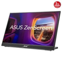 ASUS 15.6 ASUS ZENSCREEN MB16QHG 15.6 TASINABILIR USB IPS 2560x1440 5MS 120HZ HDMI USB-C 3YIL MAT EKRAN L STAND EYECARE Monitör