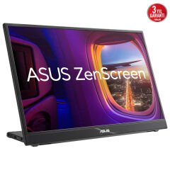 ASUS 15.6 ASUS ZENSCREEN MB16QHG 15.6 TASINABILIR USB IPS 2560x1440 5MS 120HZ HDMI USB-C 3YIL MAT EKRAN L STAND EYECARE Monitör