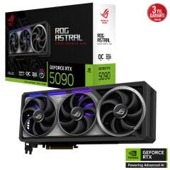 ASUS VGA ROG-ASTRAL-RTX5090-O32G-GAMING-NVIDIA-GEFORCE-RTX 5090-32GB GDDR7-512bit--OC-2xHDMI-3xDP-RGB-DLSS4 EKRAN KARTI